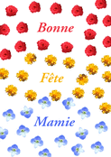 &Eacute;clat floral pour c&eacute;l&eacute;brer Mamie ch&eacute;rie